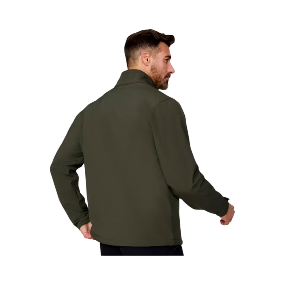Free Country Men's Wind & Water Resistant Softshell Olive Jacket NWT Size L - Picture 2 of 11